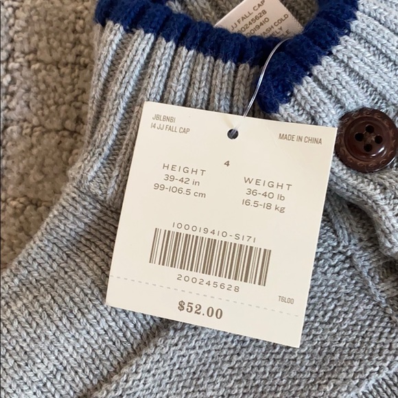 NWT Janie and Jack boy sweater - Picture 2 of 5